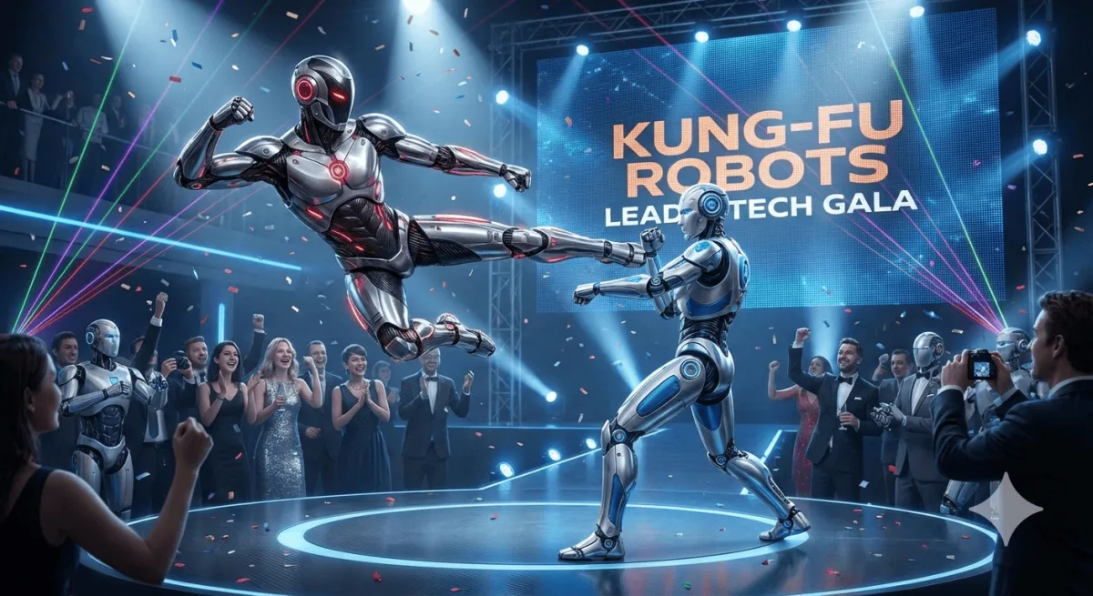 Kung - Fu en Robots en china
