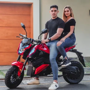Moto eléctrica deportiva GreenLine R12 MAX gris