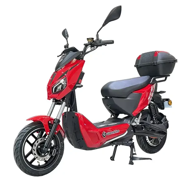 Moto eléctrica GreenLine XT-12 color rojo en Pucallpa e Iquitos