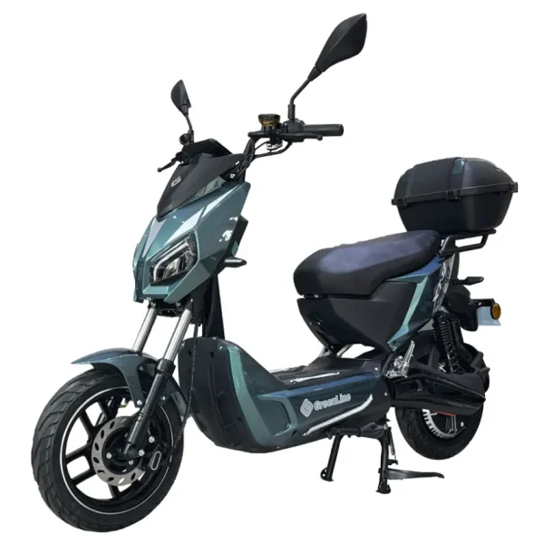 Moto eléctrica GreenLine XT-12 color verde en Pucallpa e Iquitos