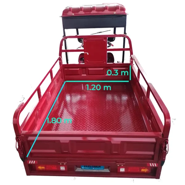 Furgón eléctrico GreenLine H21-180 dimensiones de plataforma de carga