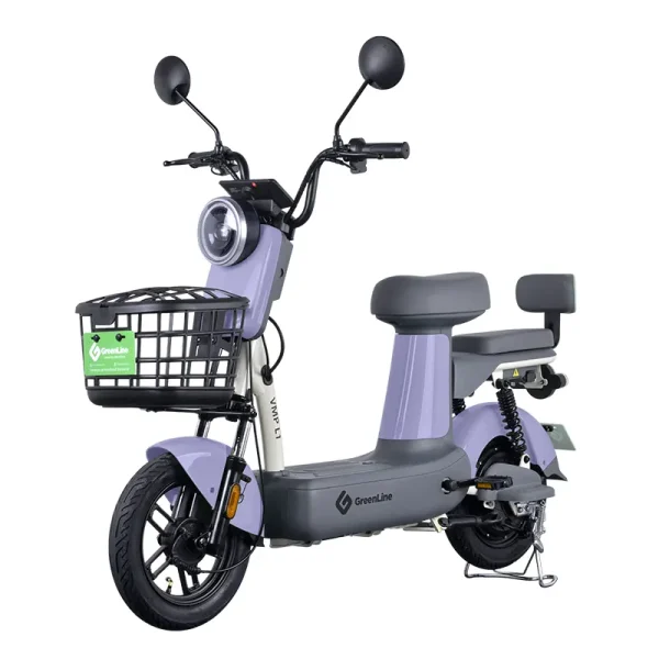 GreenLine VMP L1 morado – movilidad eléctrica en Pucallpa